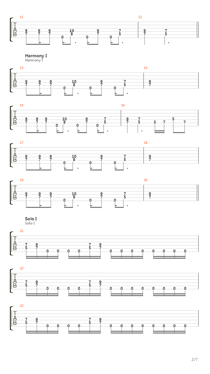 Oriental Journey吉他谱