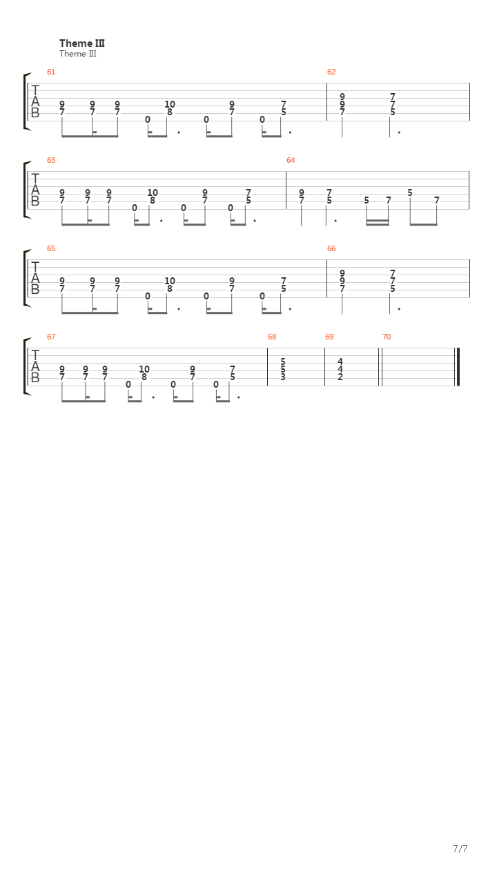 Oriental Journey吉他谱