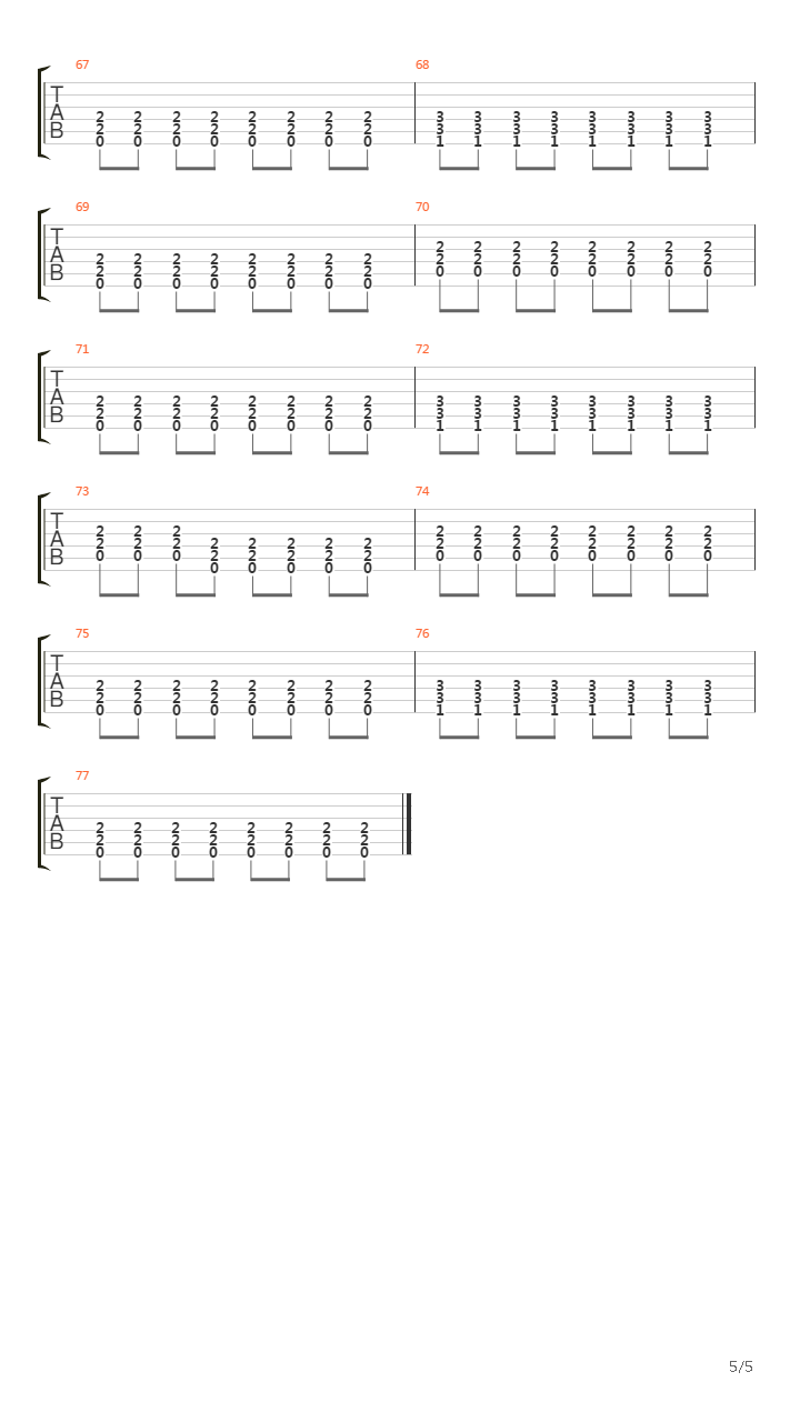 The Funeral Of Hearts吉他谱