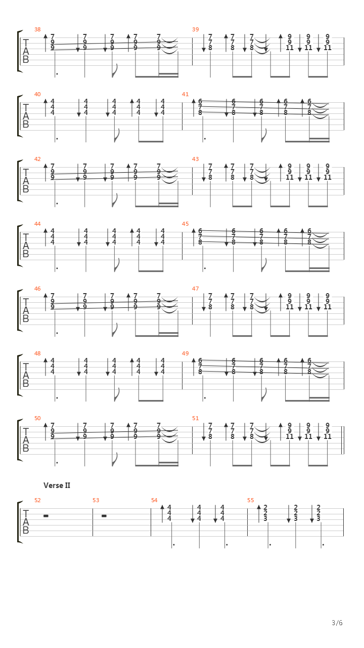 The Funeral Of Hearts吉他谱