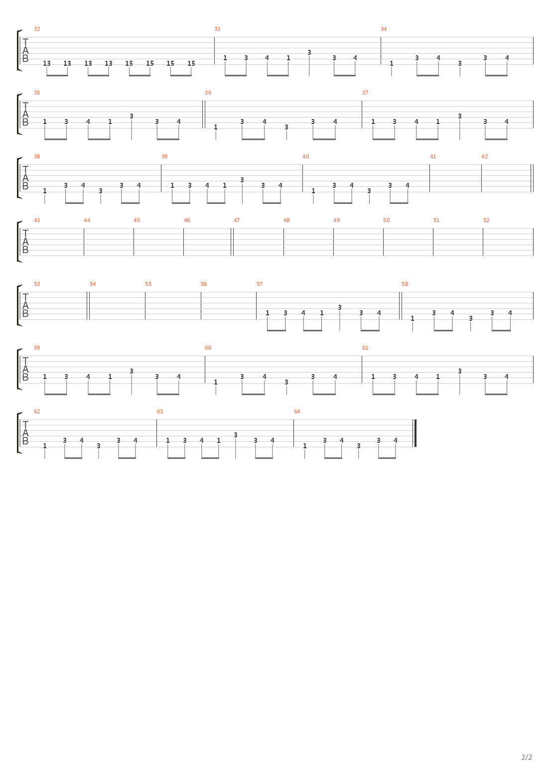 No 5吉他谱