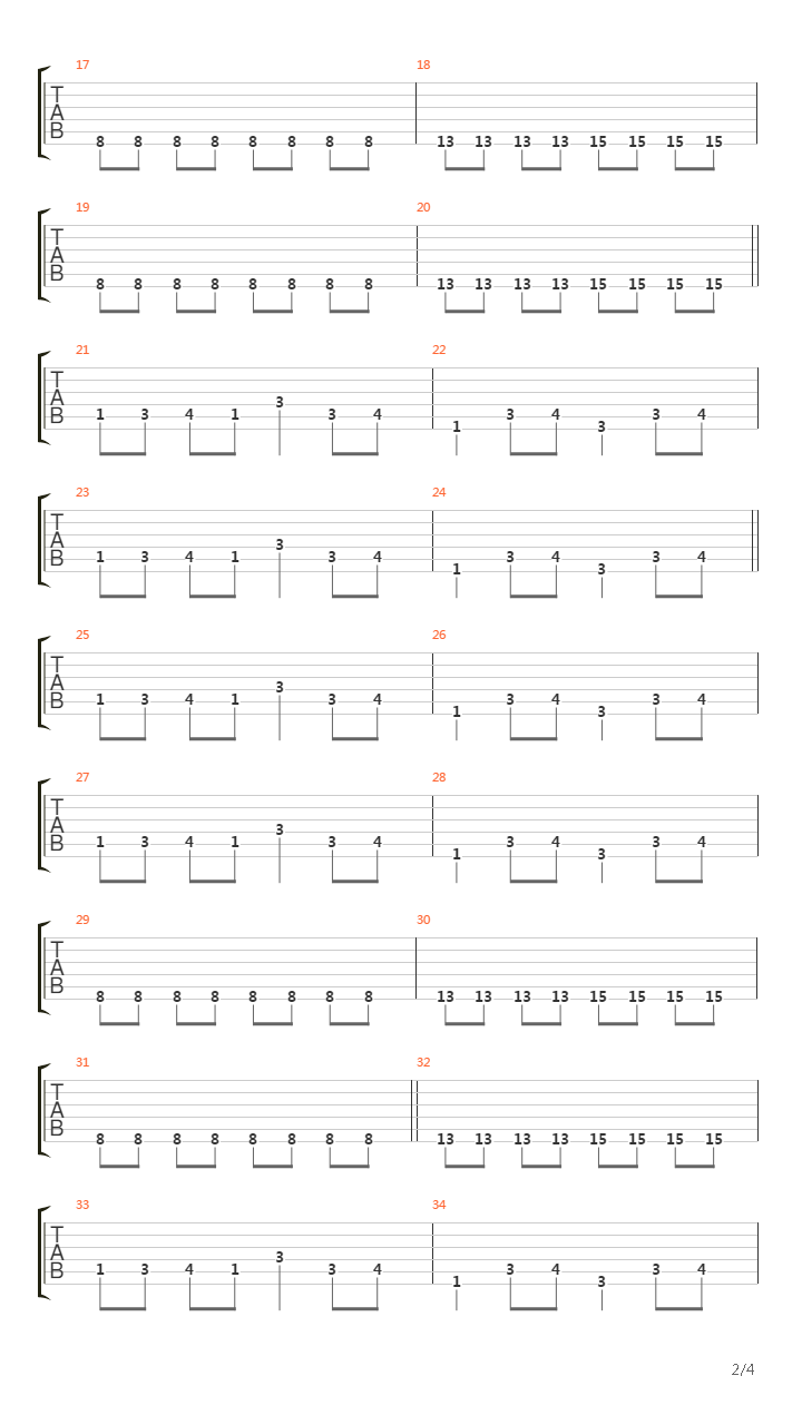 No 5吉他谱