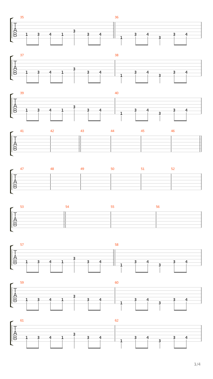 No 5吉他谱