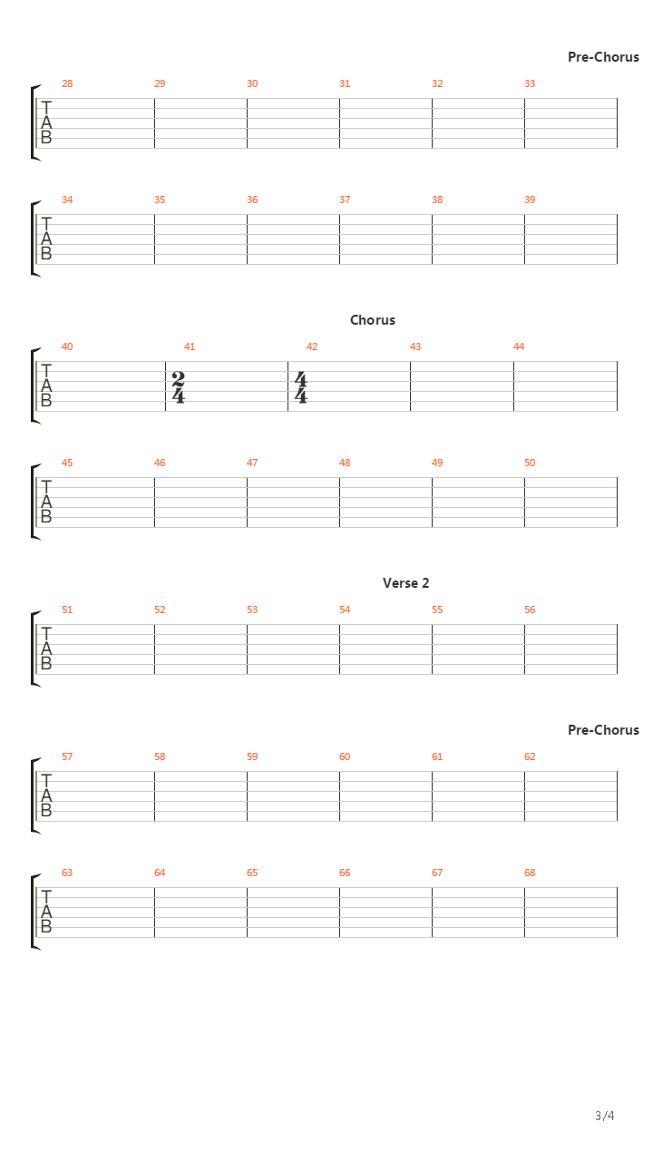 Eraser吉他谱