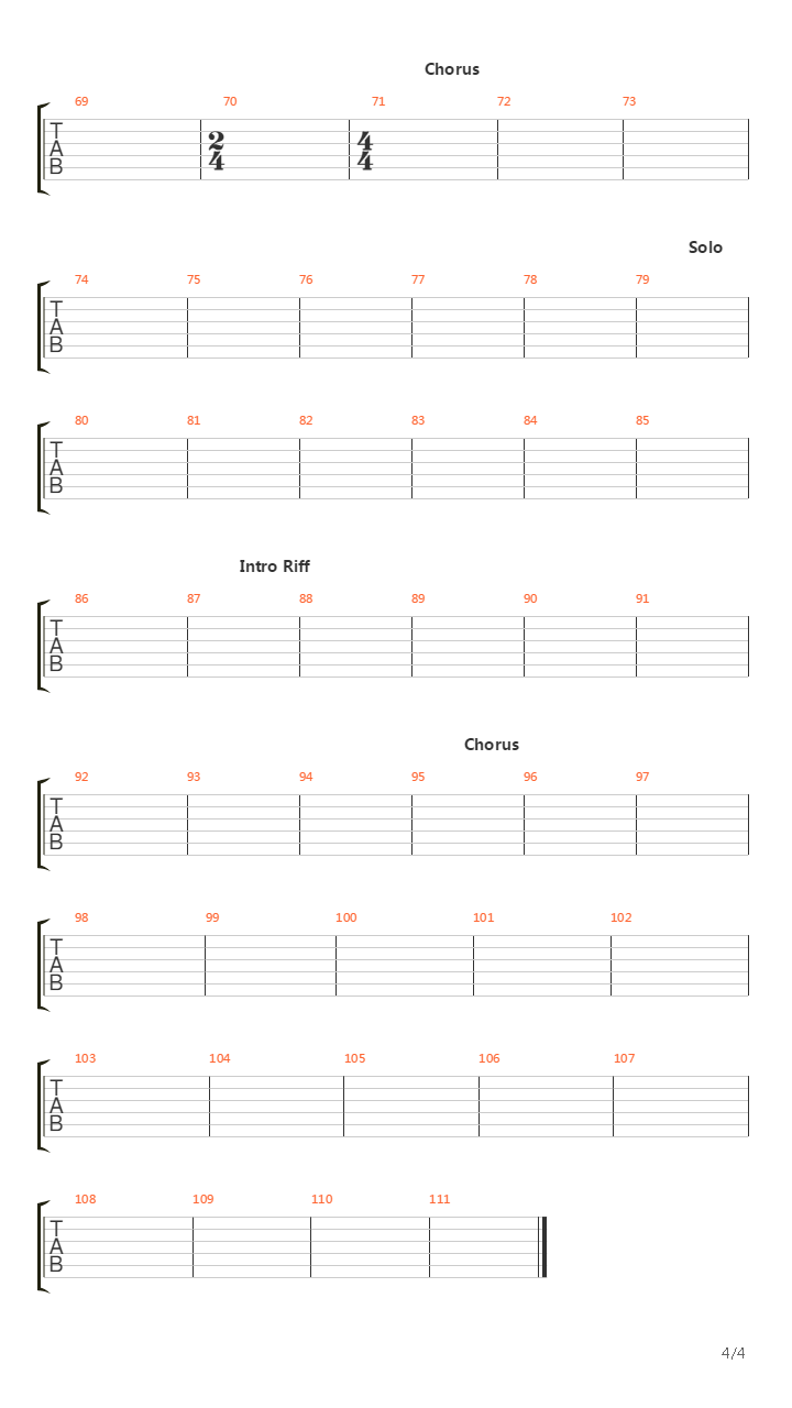 Eraser吉他谱