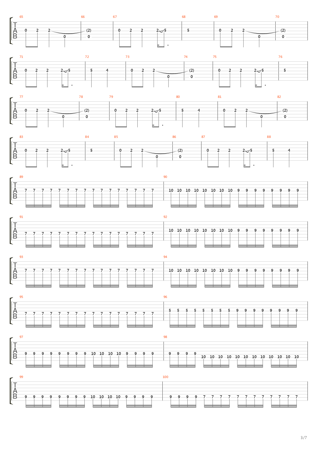 The Departure吉他谱