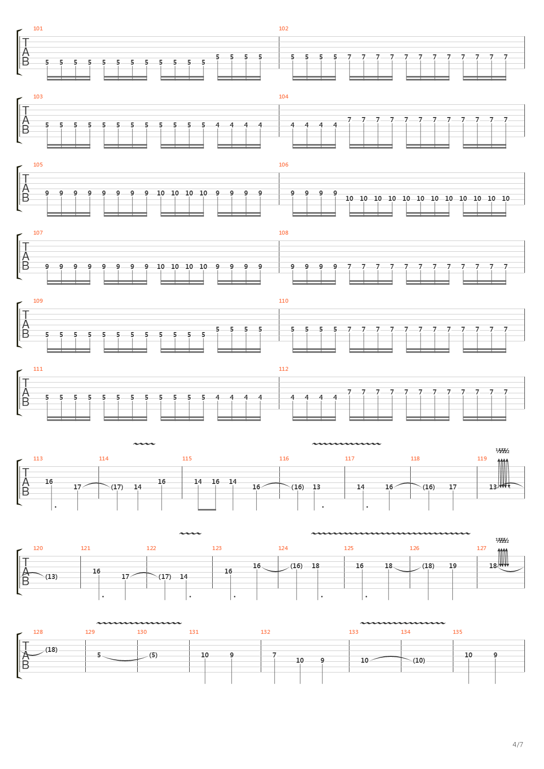 The Departure吉他谱