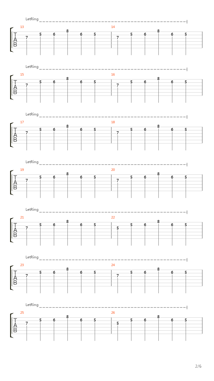 There Will Be No Violins When You Die吉他谱