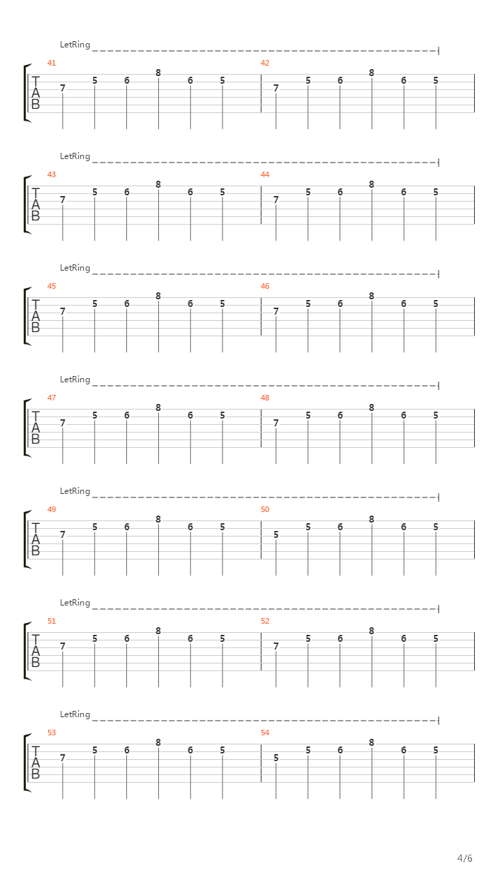 There Will Be No Violins When You Die吉他谱