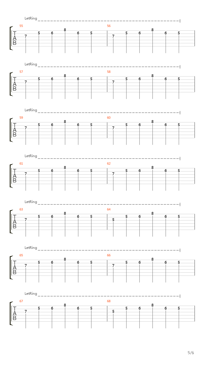 There Will Be No Violins When You Die吉他谱