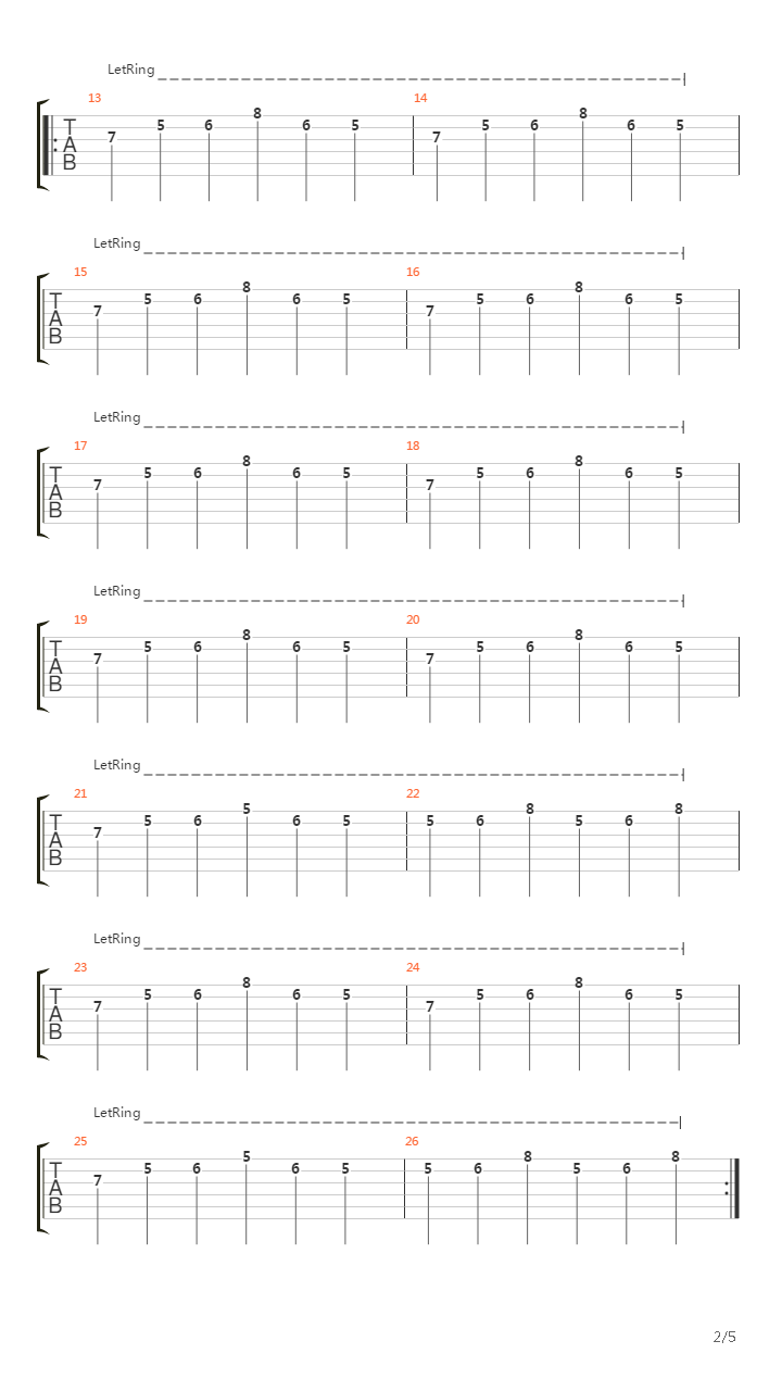 There Will Be No Violins When You Die吉他谱