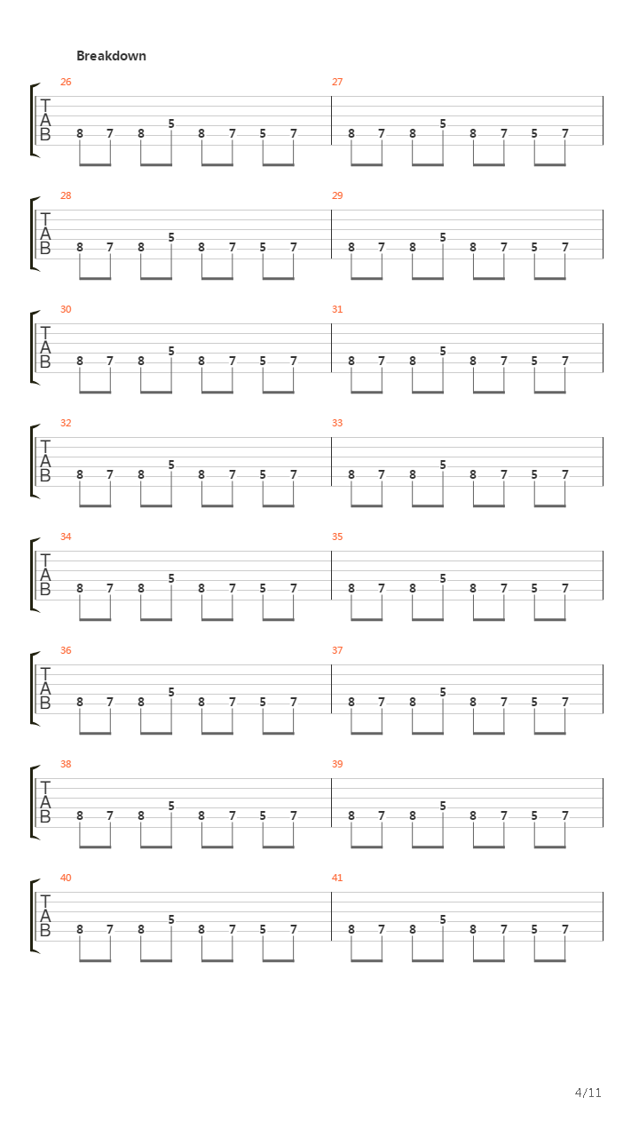 When Goodbye Means Forever吉他谱