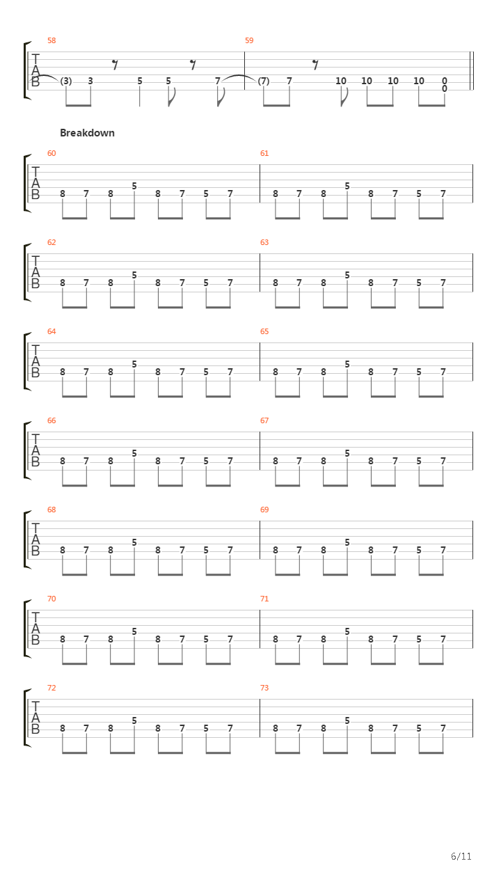 When Goodbye Means Forever吉他谱