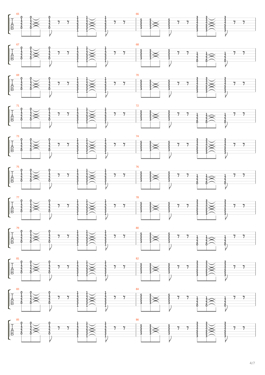 the passengers吉他谱