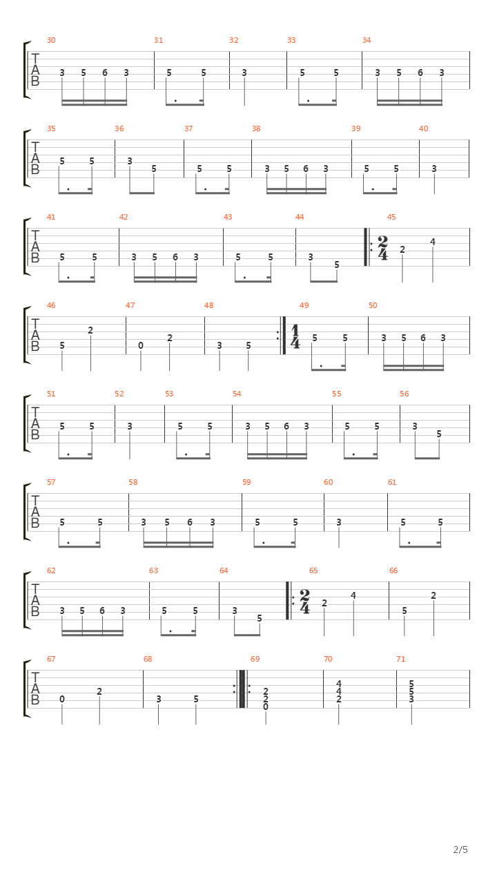 Everlost Part 1吉他谱