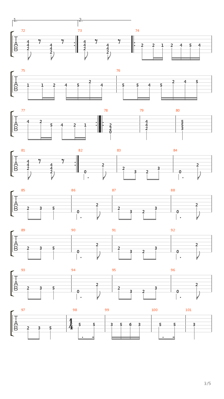 Everlost Part 1吉他谱