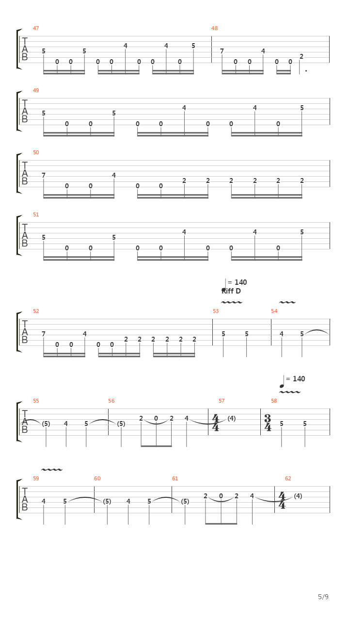 Graveland吉他谱