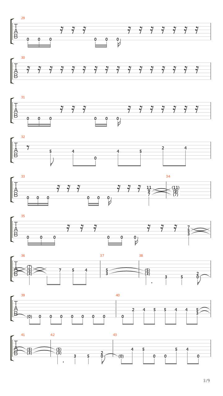 Trigger吉他谱