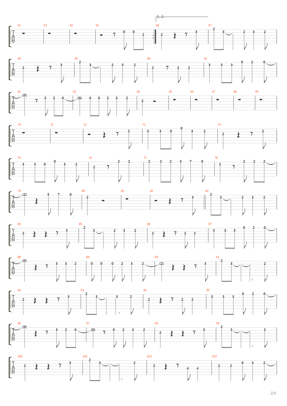 Comateen 1吉他谱