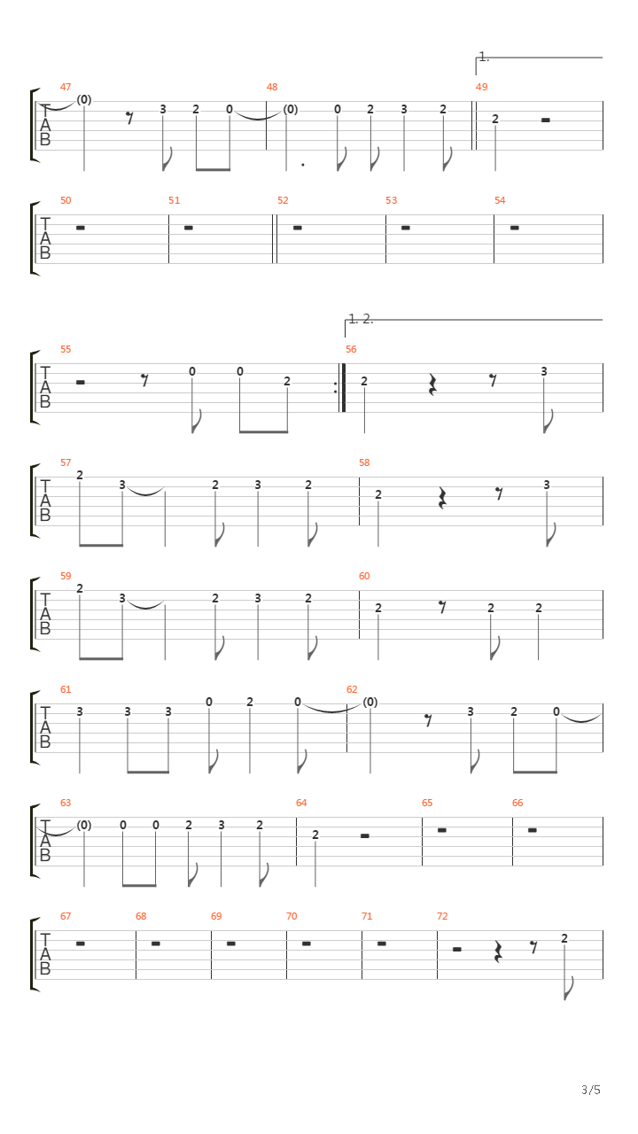 Comateen 1吉他谱