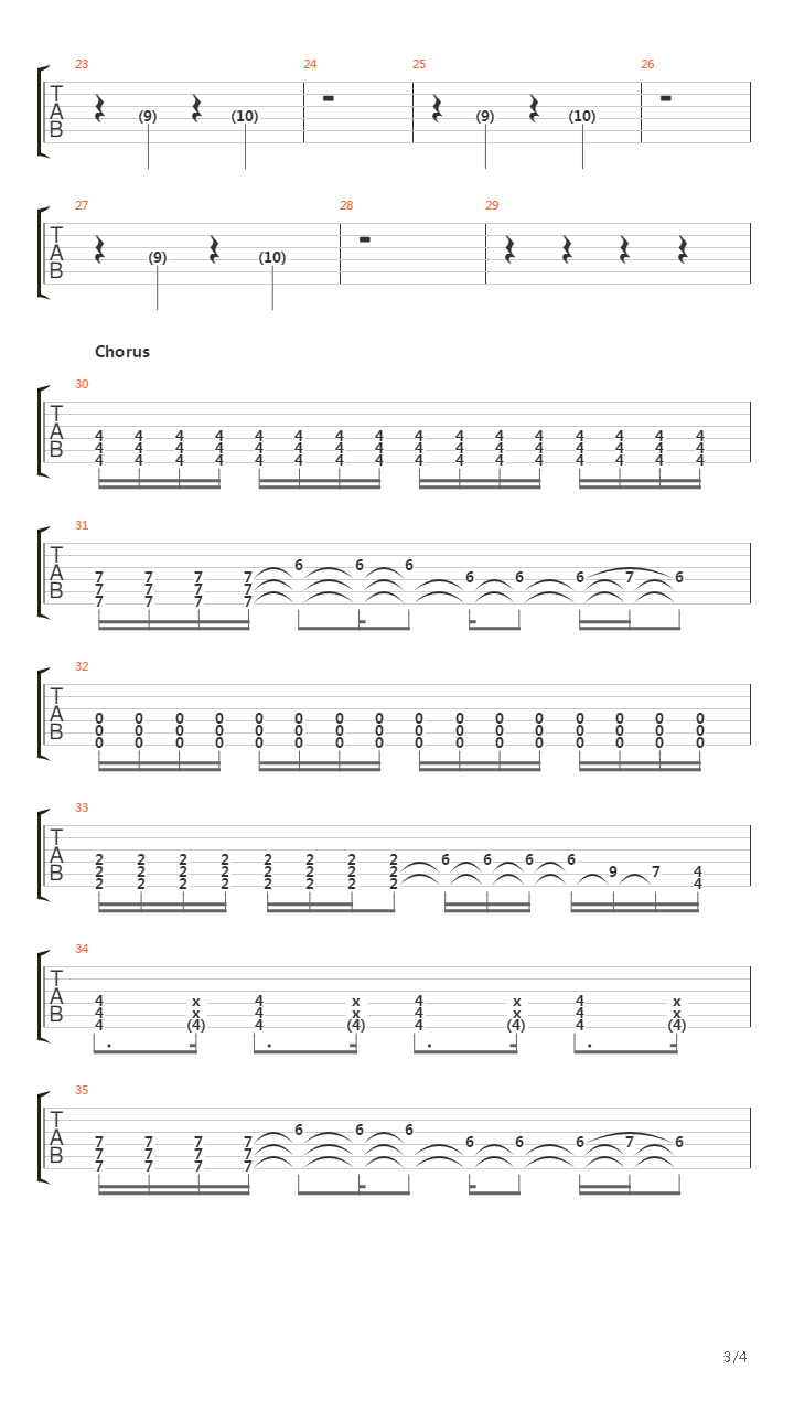 Gelosea吉他谱