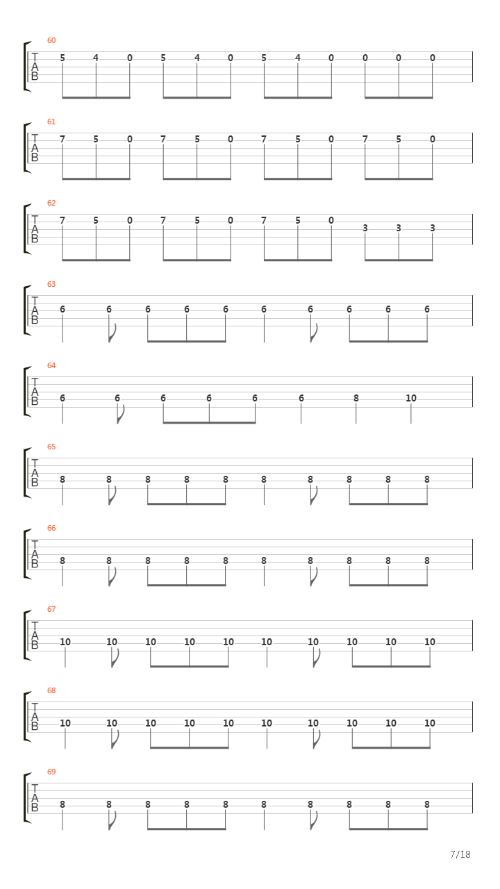 Losfer Words (Bassline)吉他谱