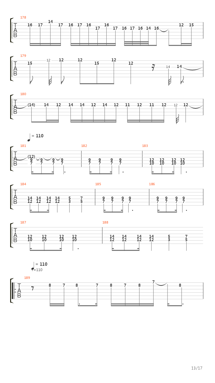 Phanton Of The Opera吉他谱