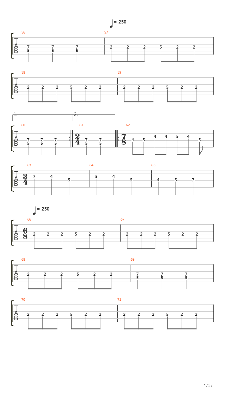 Phanton Of The Opera吉他谱