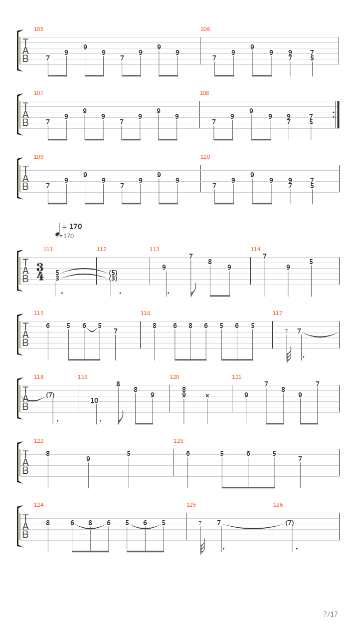 Phanton Of The Opera吉他谱