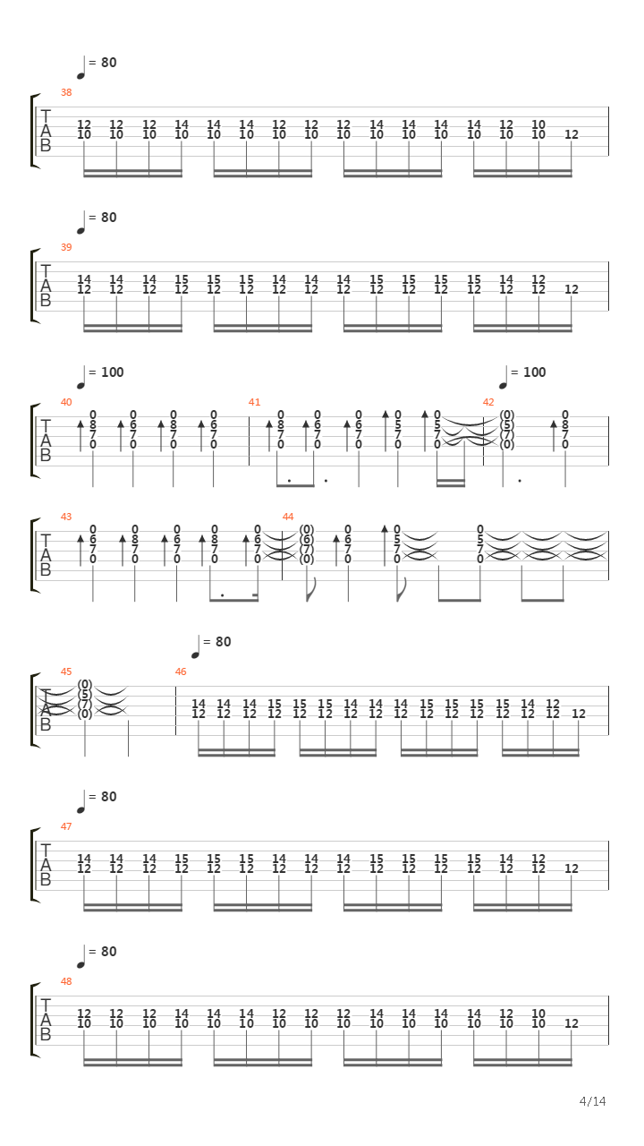 The Legacy吉他谱