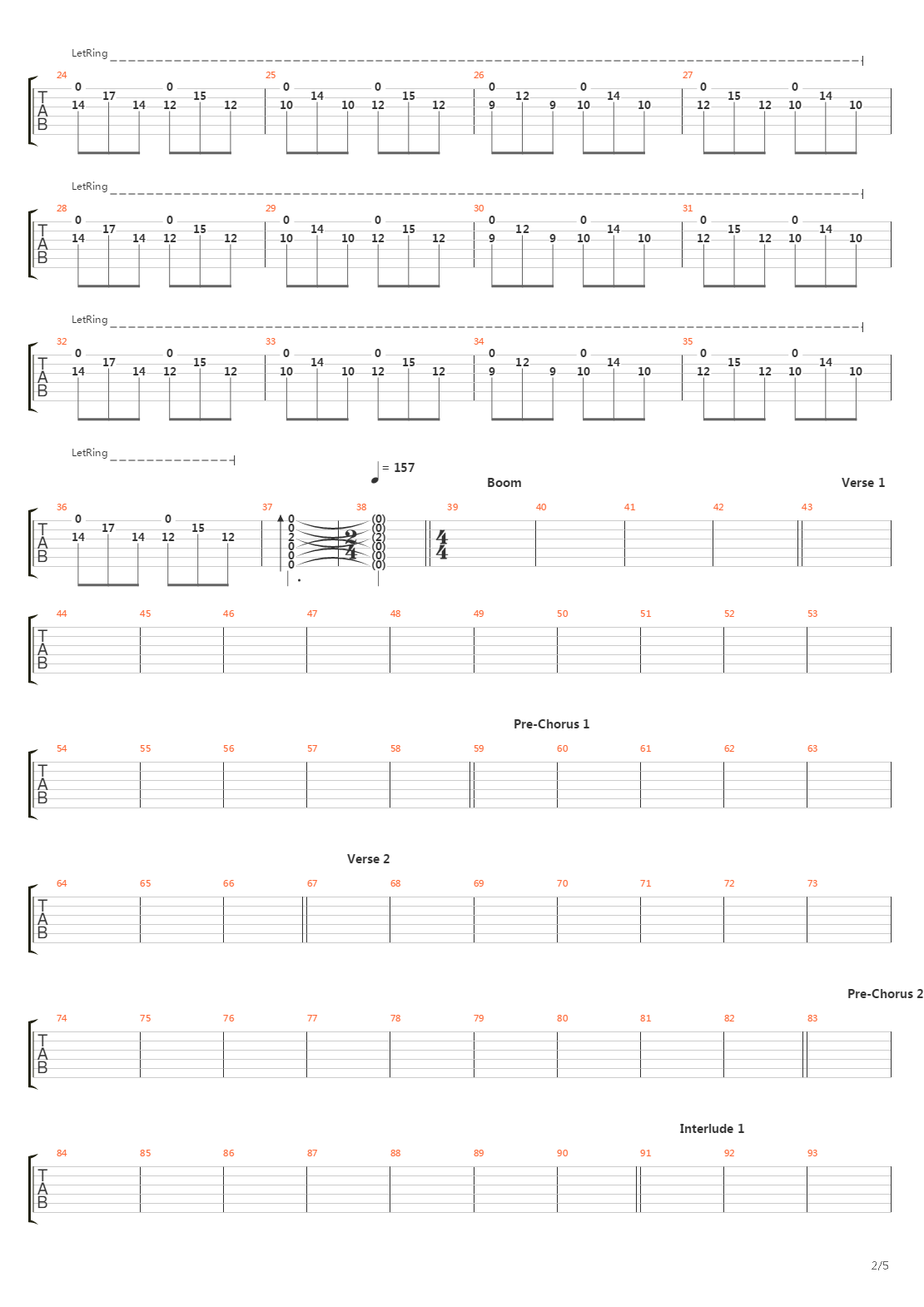 The Talisman吉他谱