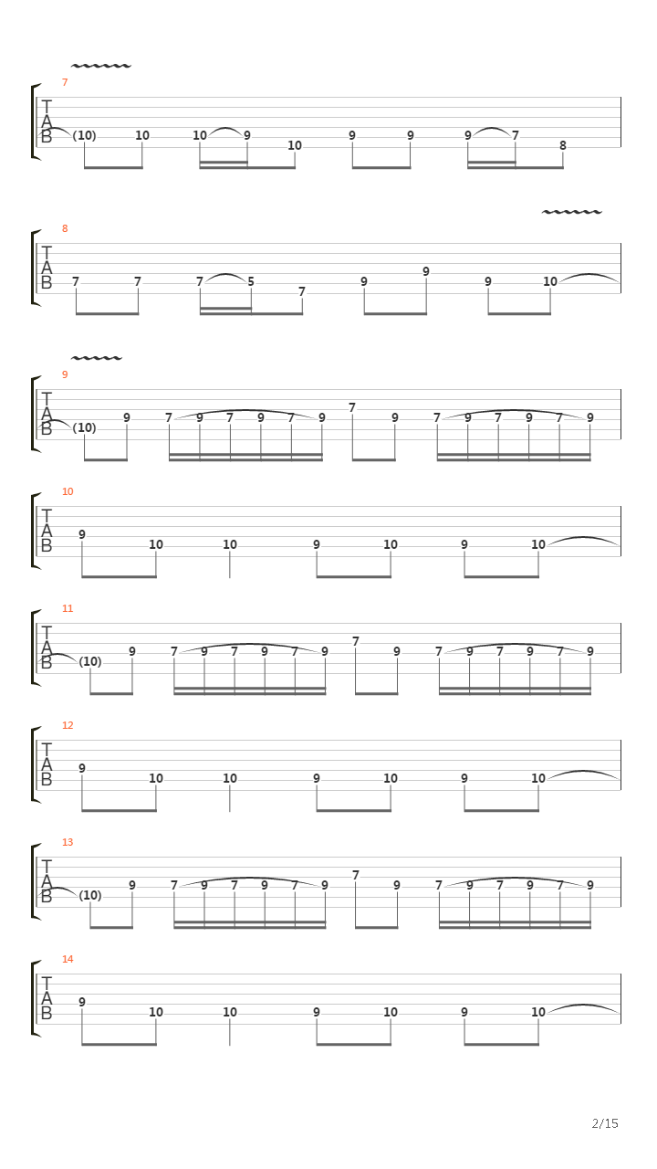 The Trooper吉他谱