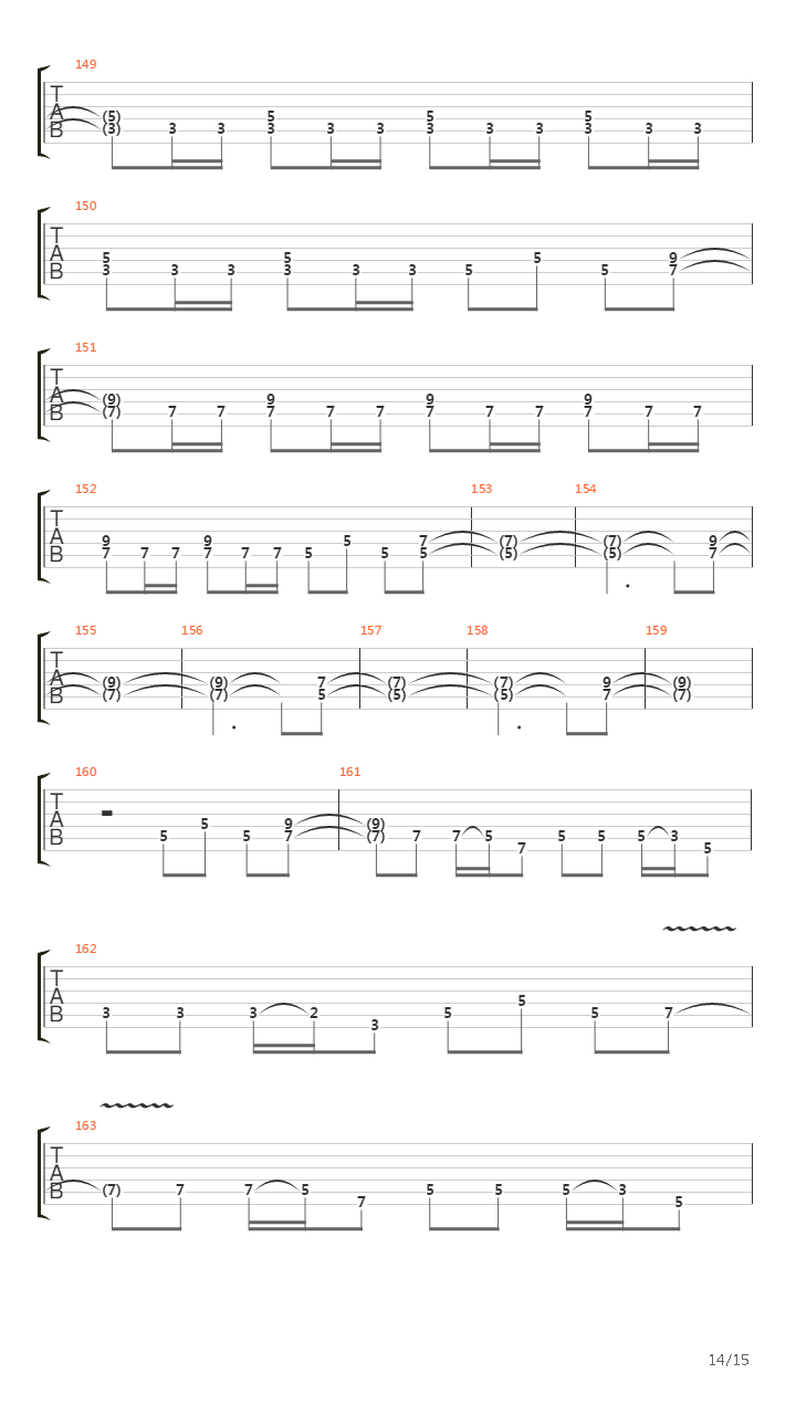 The Trooper吉他谱