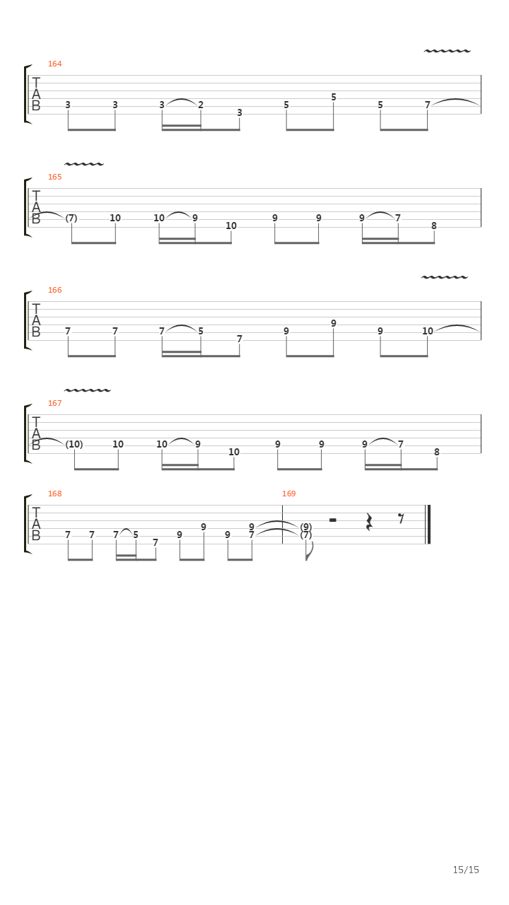 The Trooper吉他谱