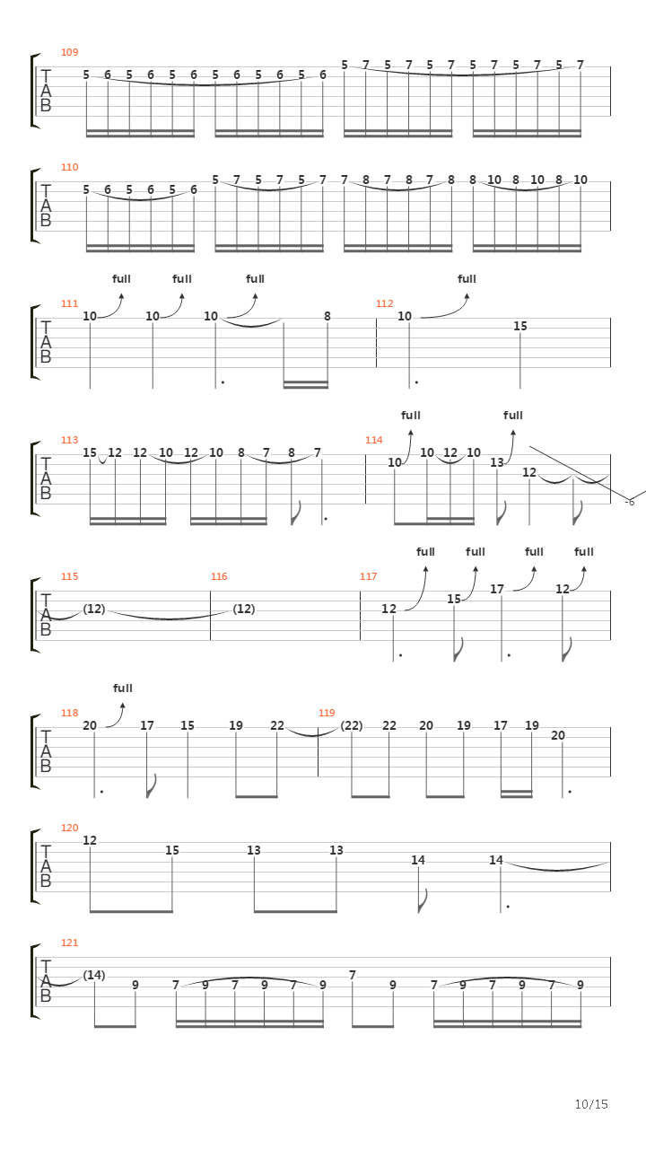 The Trooper吉他谱