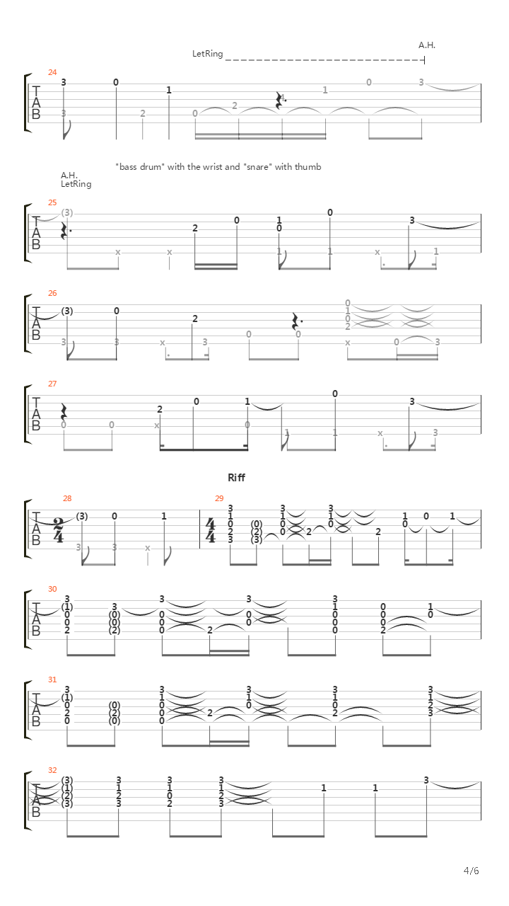 You're Beautiful (arr. by Alex Mercy)吉他谱