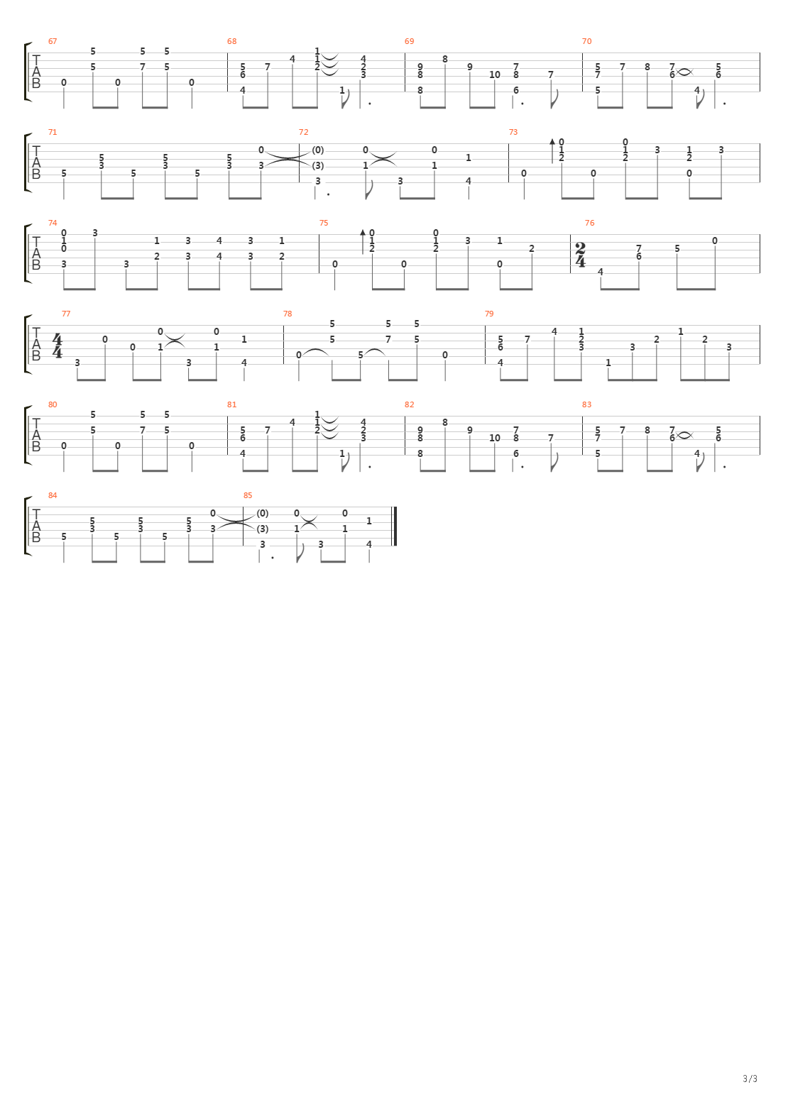 O Maria吉他谱