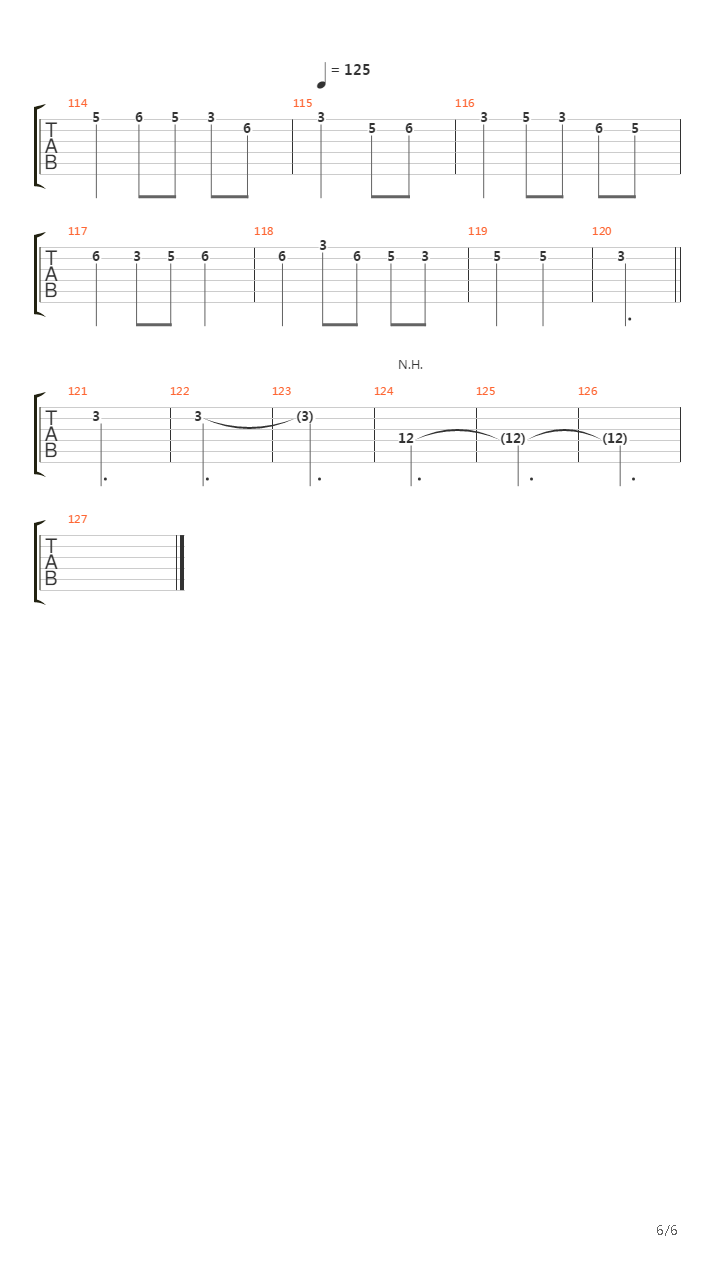 The Bannered Mare吉他谱