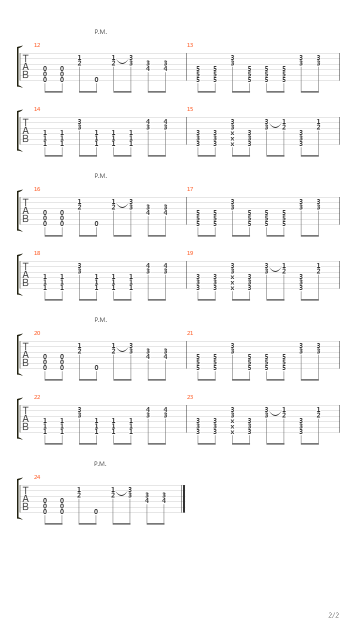 Cheating Gets It Faster Interlude吉他谱