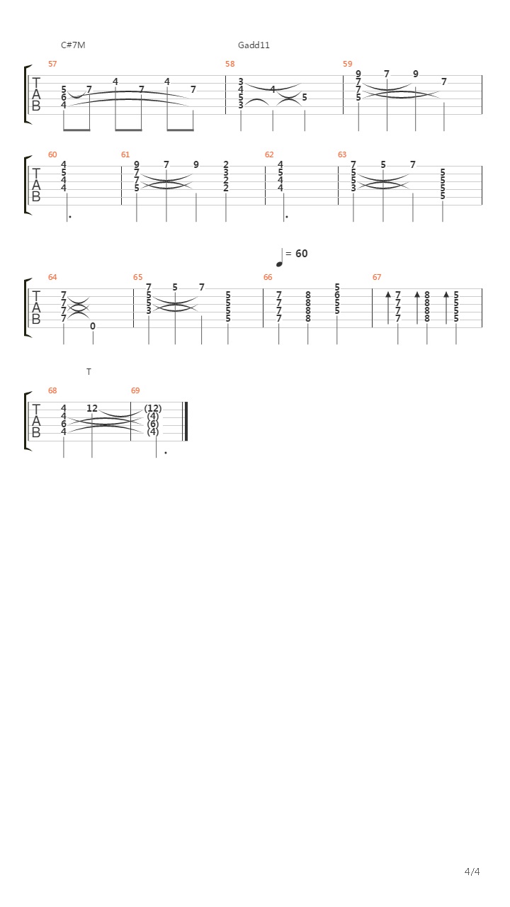 Dissonance吉他谱