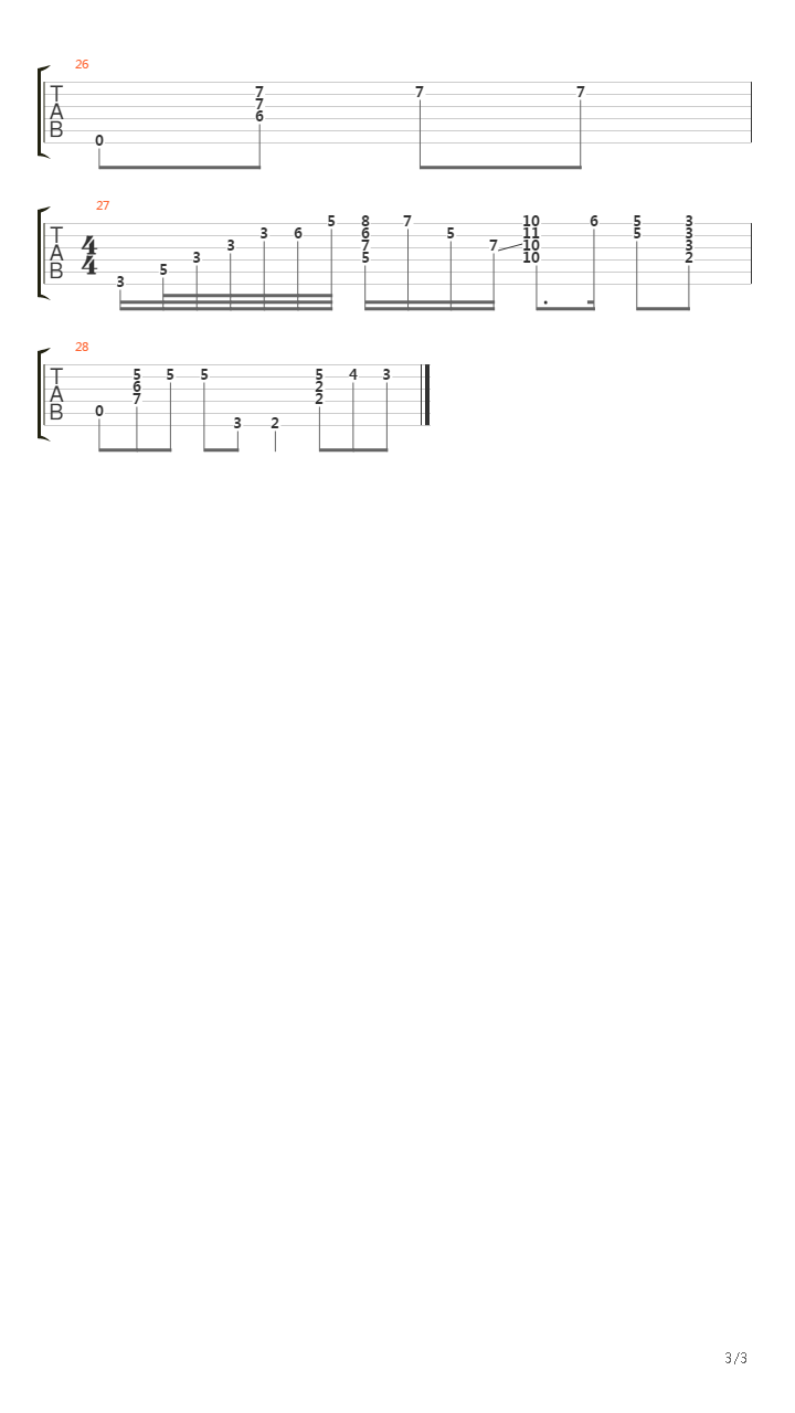 Night And Day (Part 1)吉他谱