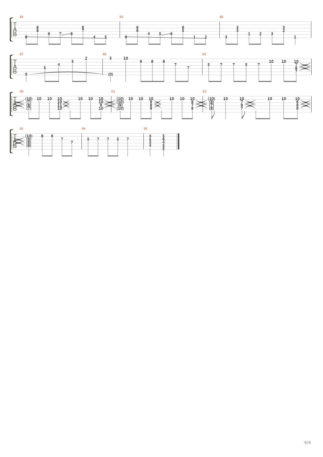 Night And Day (Part 2)吉他谱