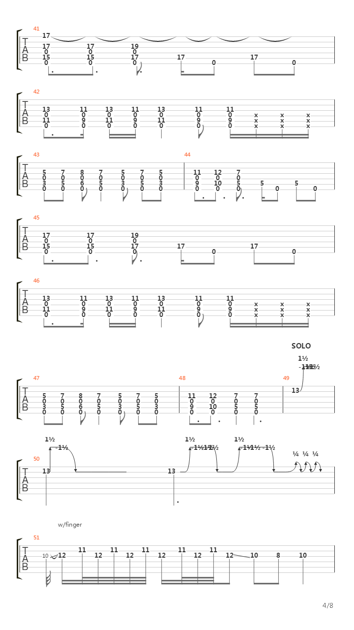 Oriental Melody吉他谱