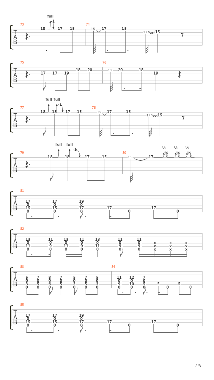 Oriental Melody吉他谱