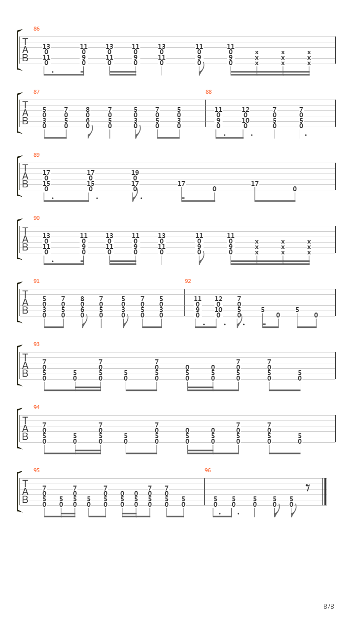 Oriental Melody吉他谱