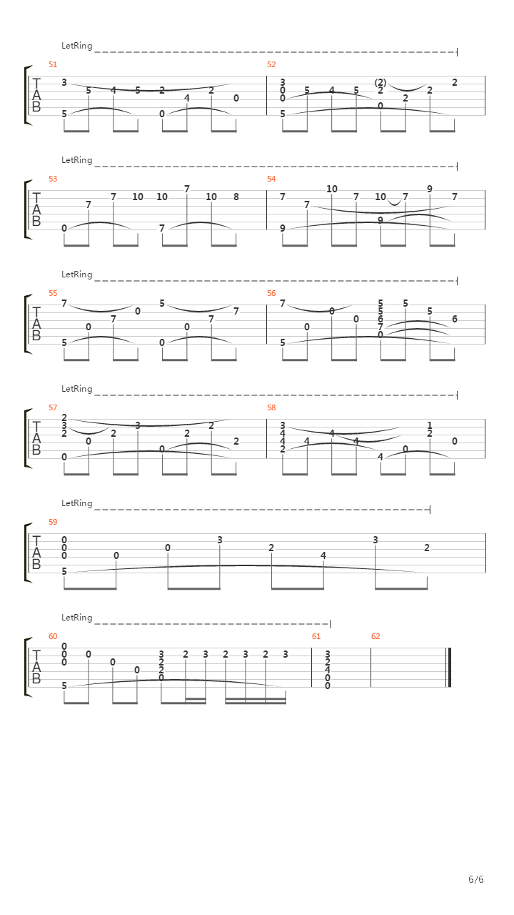 Canon in D吉他谱