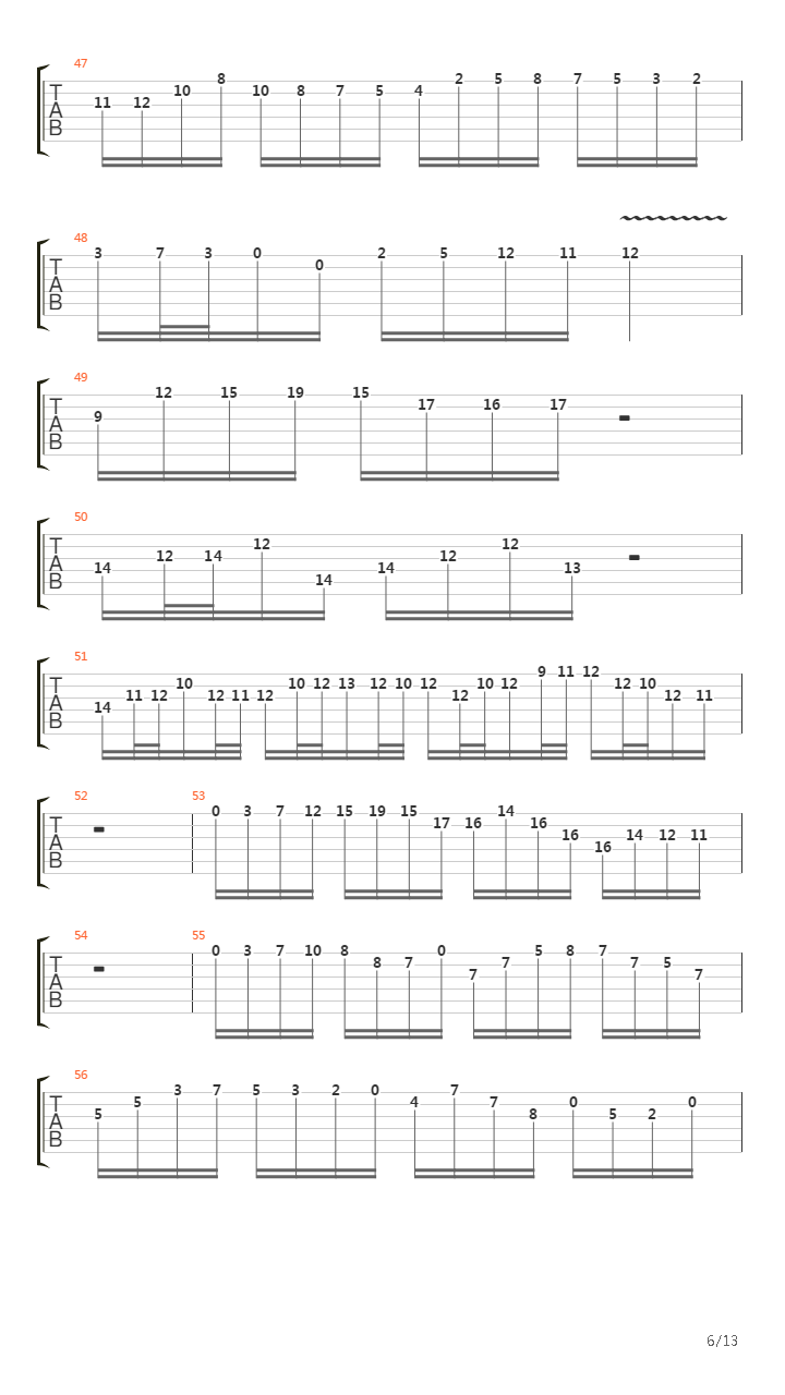 Allegro吉他谱