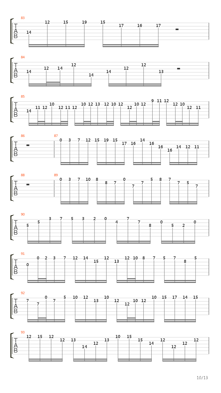 Allegro吉他谱