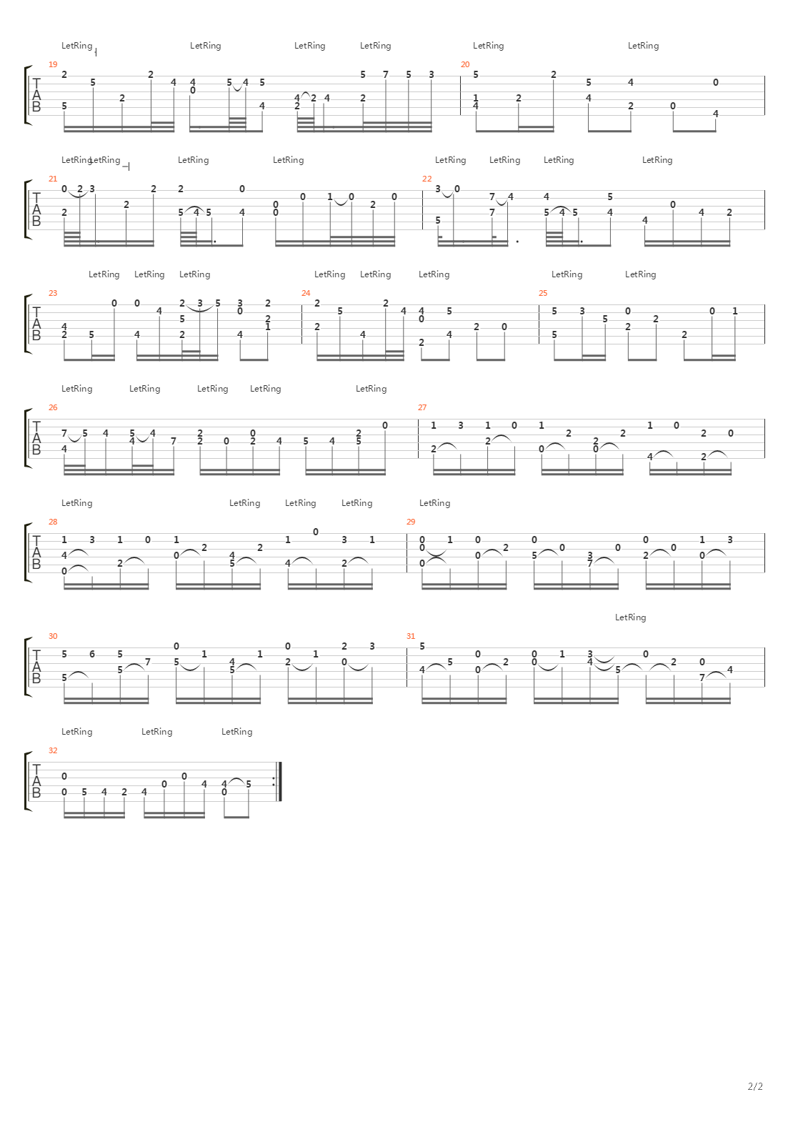 Aria (Goldberg Variations)吉他谱