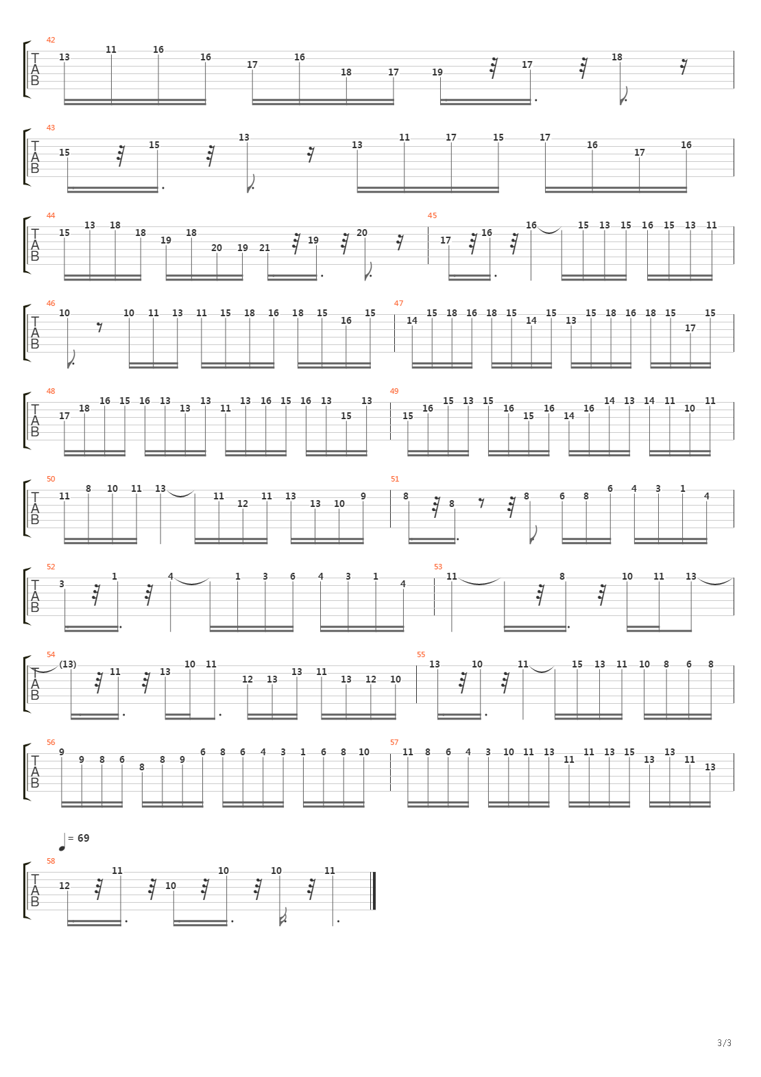 BWV 625吉他谱